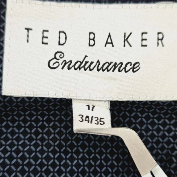 Ted Baker Black Solid Endurance Fit Shirt for men size 17 - Picture 2 of 11
